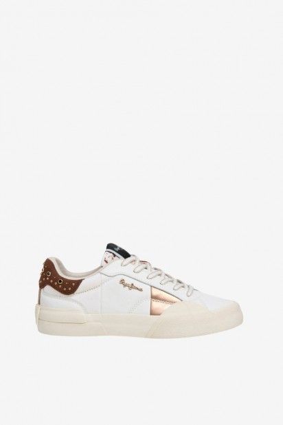 Pepe Jeans Milan Mix Sapatilhas Mulher Pepe Jeans Milan Mix Sapatilhas Mulher