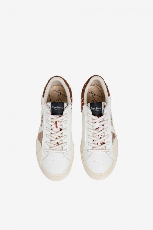 Pepe Jeans Milan Mix Sapatilhas Mulher Pepe Jeans Milan Mix Sapatilhas Mulher