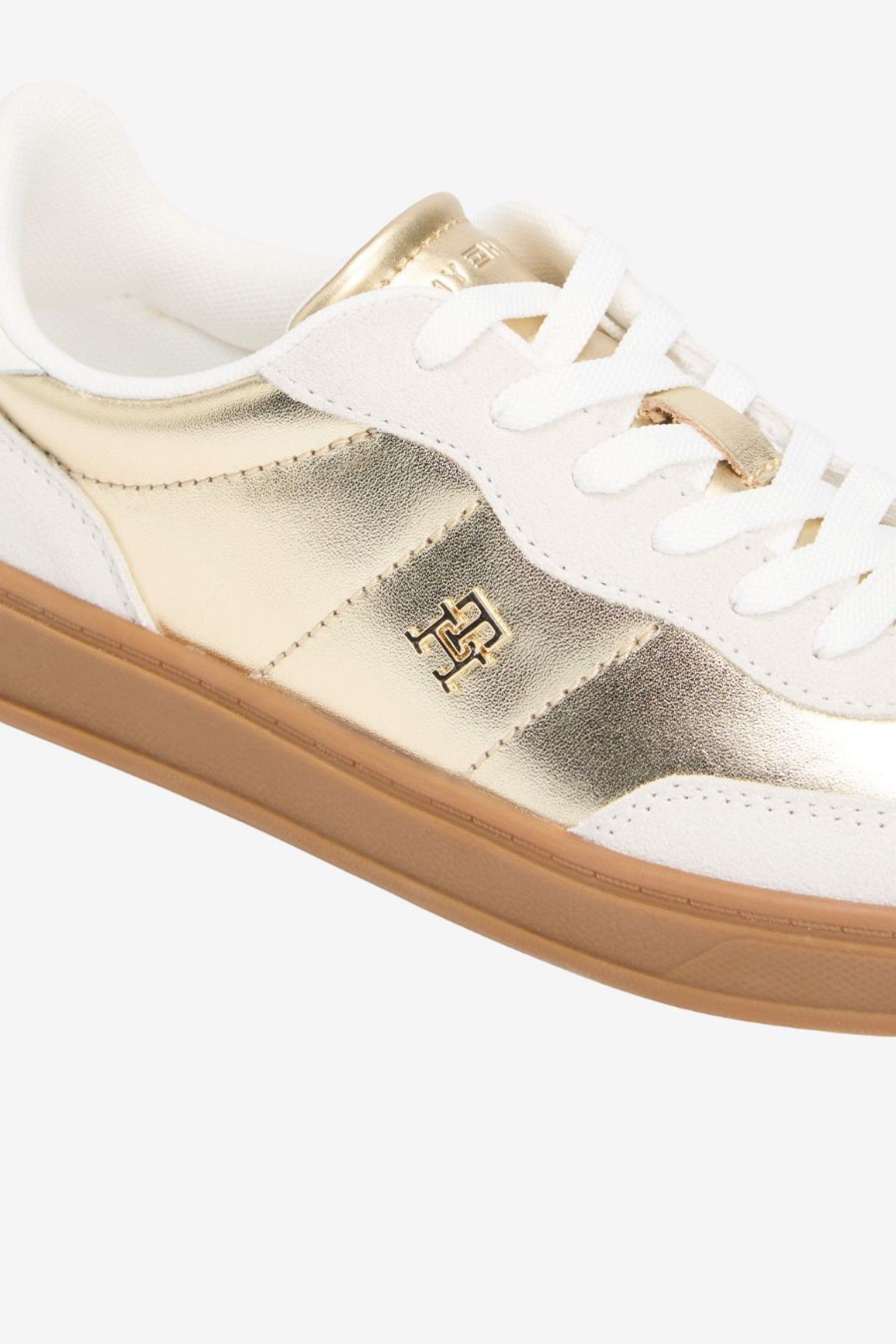 Tommy Hilfiger Monogram Metallic Sapatilhas Mulher