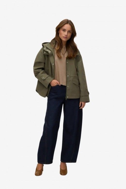 Vero Moda Leanne Parka Curta com Capuz Mulher