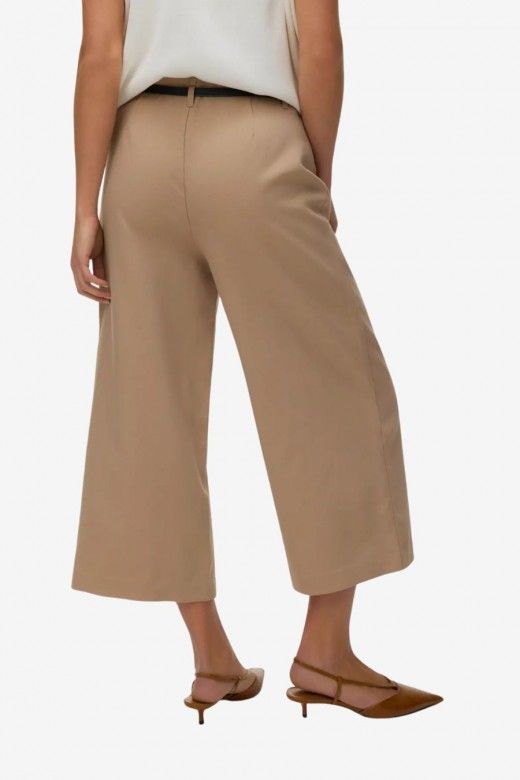Cal�a Mulher Culotte Belt ELMA HW Wide VERO MODA