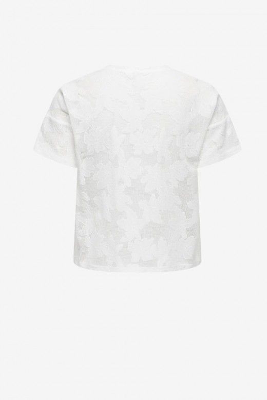 ONLY Mirabella Lace T-Shirt Mulher ONLY Mirabella Lace T-Shirt Mulher