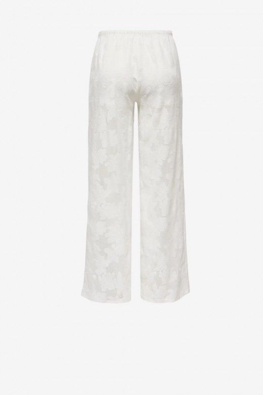 ONLY Mirabella Wide Lace Calça Mulher ONLY Mirabella Wide Lace Calça Mulher