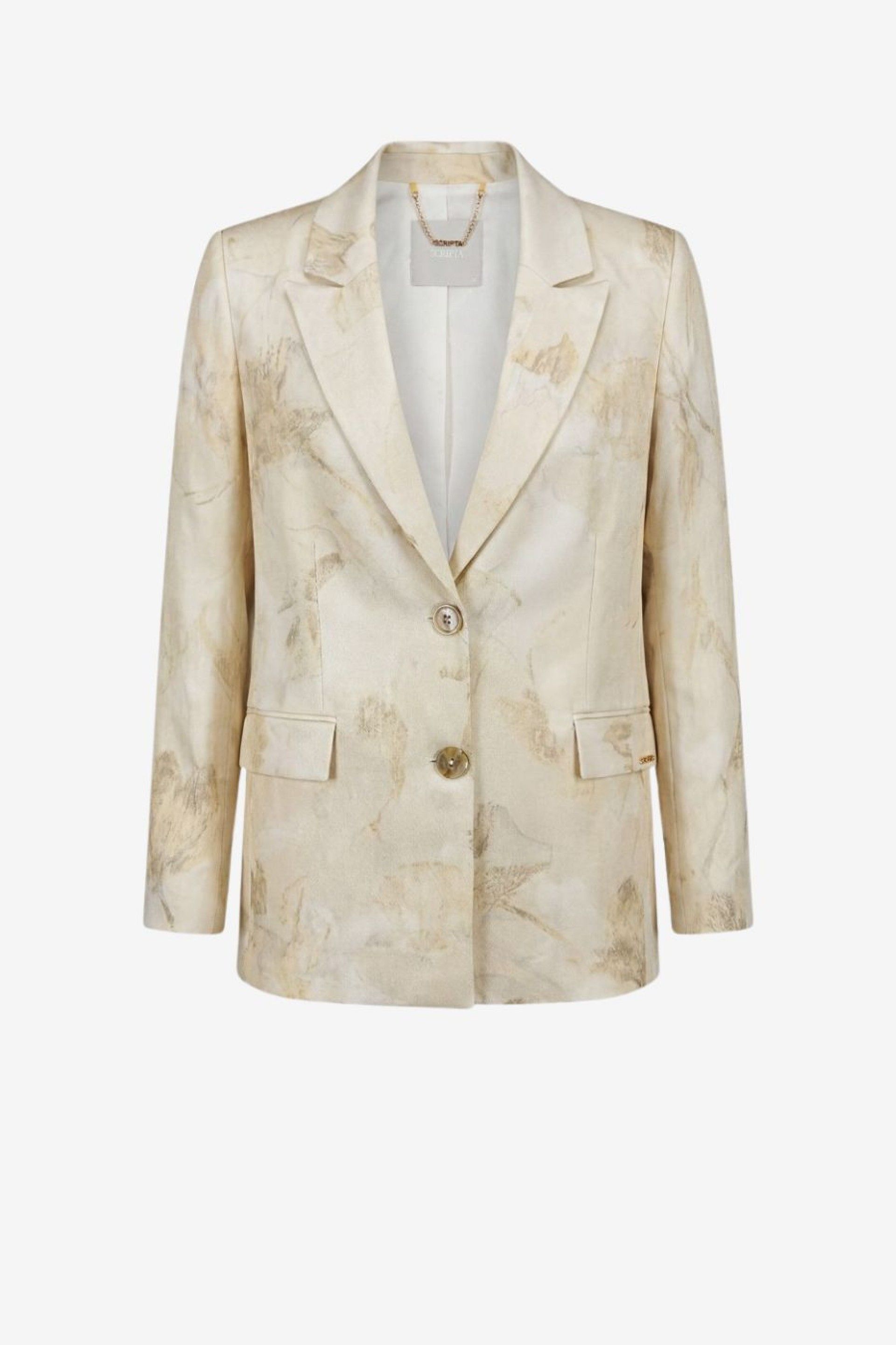 Blazer SCRIPTA Print 26% Linho