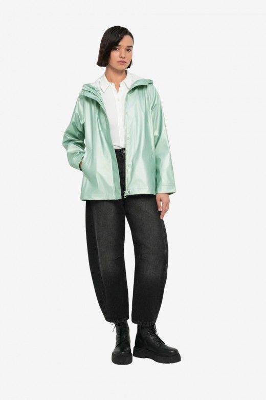 Parka Raincoat curta EBEN Shine ONLY Parka Raincoat curta EBEN Shine ONLY