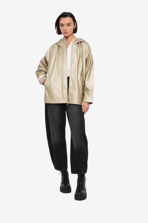 Parka Raincoat curta EBEN Shine ONLY Parka Raincoat curta EBEN Shine ONLY