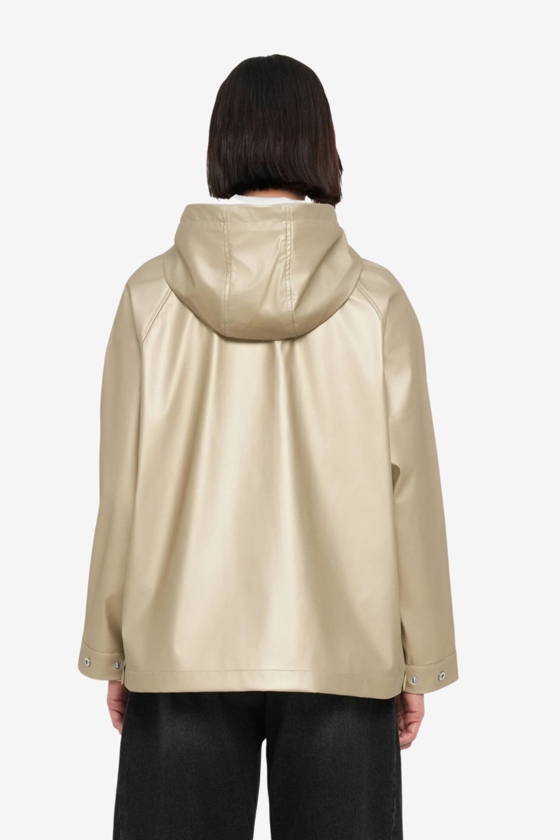 Parka Raincoat curta EBEN Shine ONLY