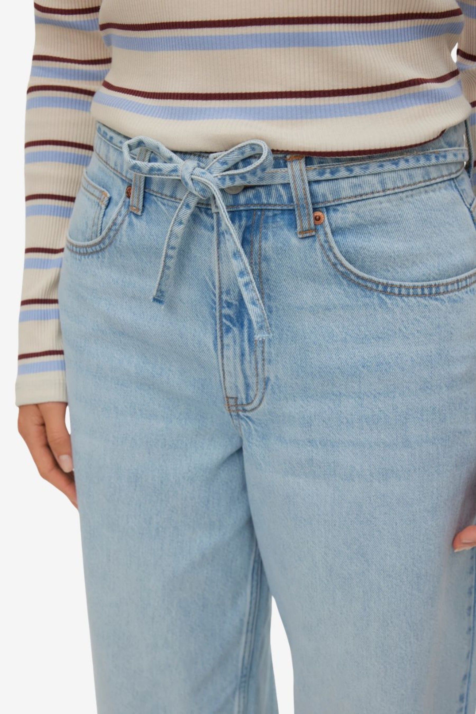 Vero Moda Estelle Calça Jeans Barrel Mulher