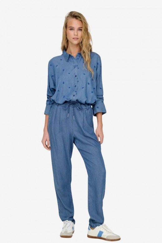 ONLY Charis Calça Tencel Poptrash Mulher ONLY Charis Calça Tencel Poptrash Mulher