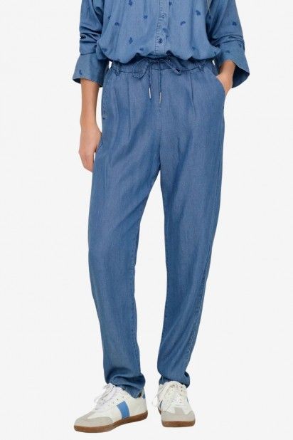 ONLY Charis Calça Tencel Poptrash Mulher ONLY Charis Calça Tencel Poptrash Mulher