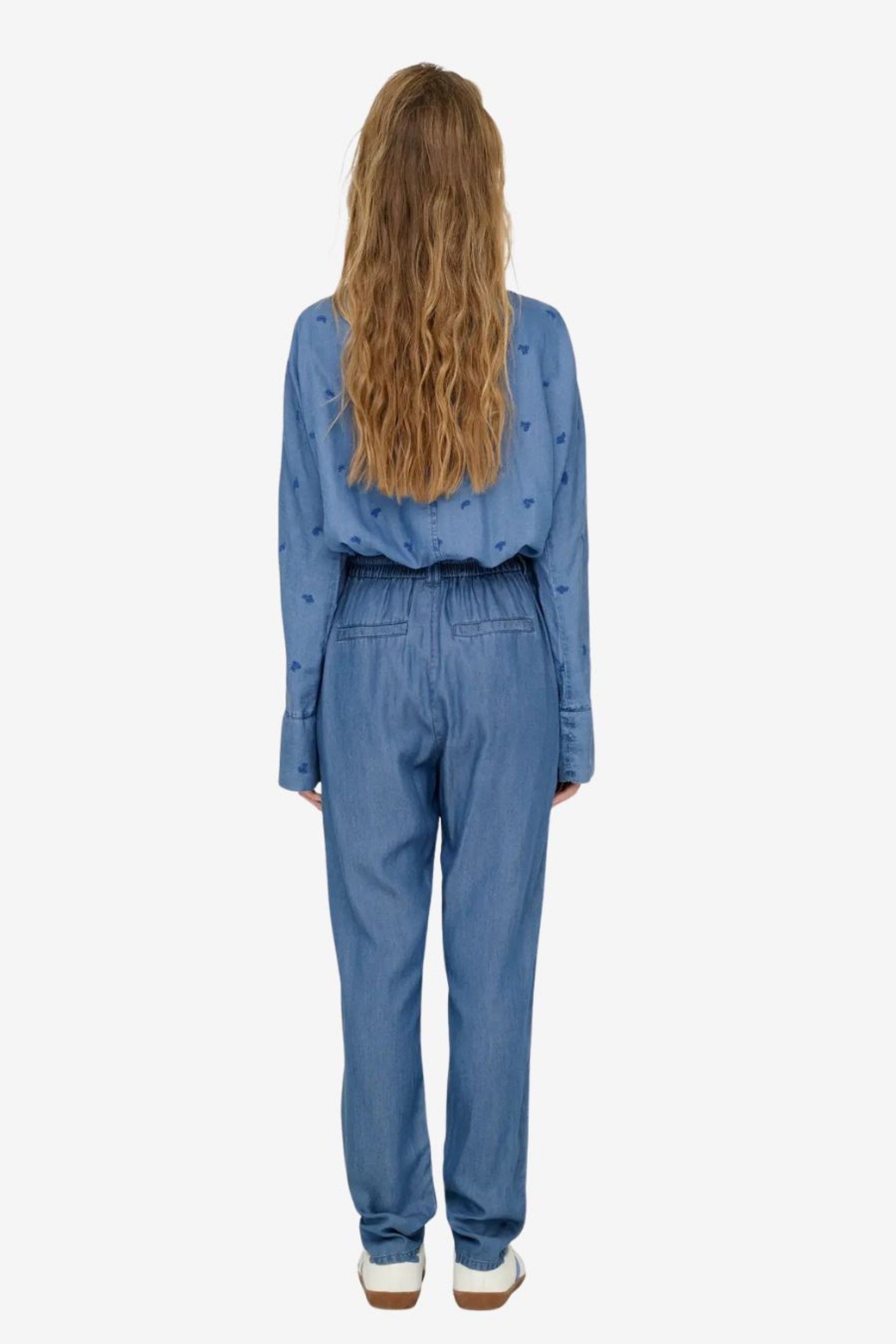 ONLY Charis Calça Tencel Poptrash Mulher