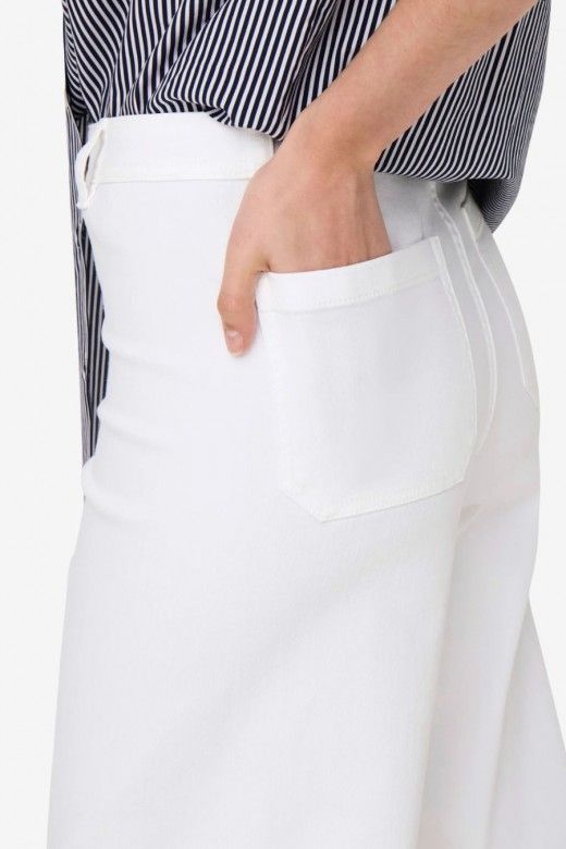 ONLY JDY Iris Calça Perna Larga Cintura Subida Mulher ONLY JDY Iris Calça Perna Larga Cintura Subida Mulher