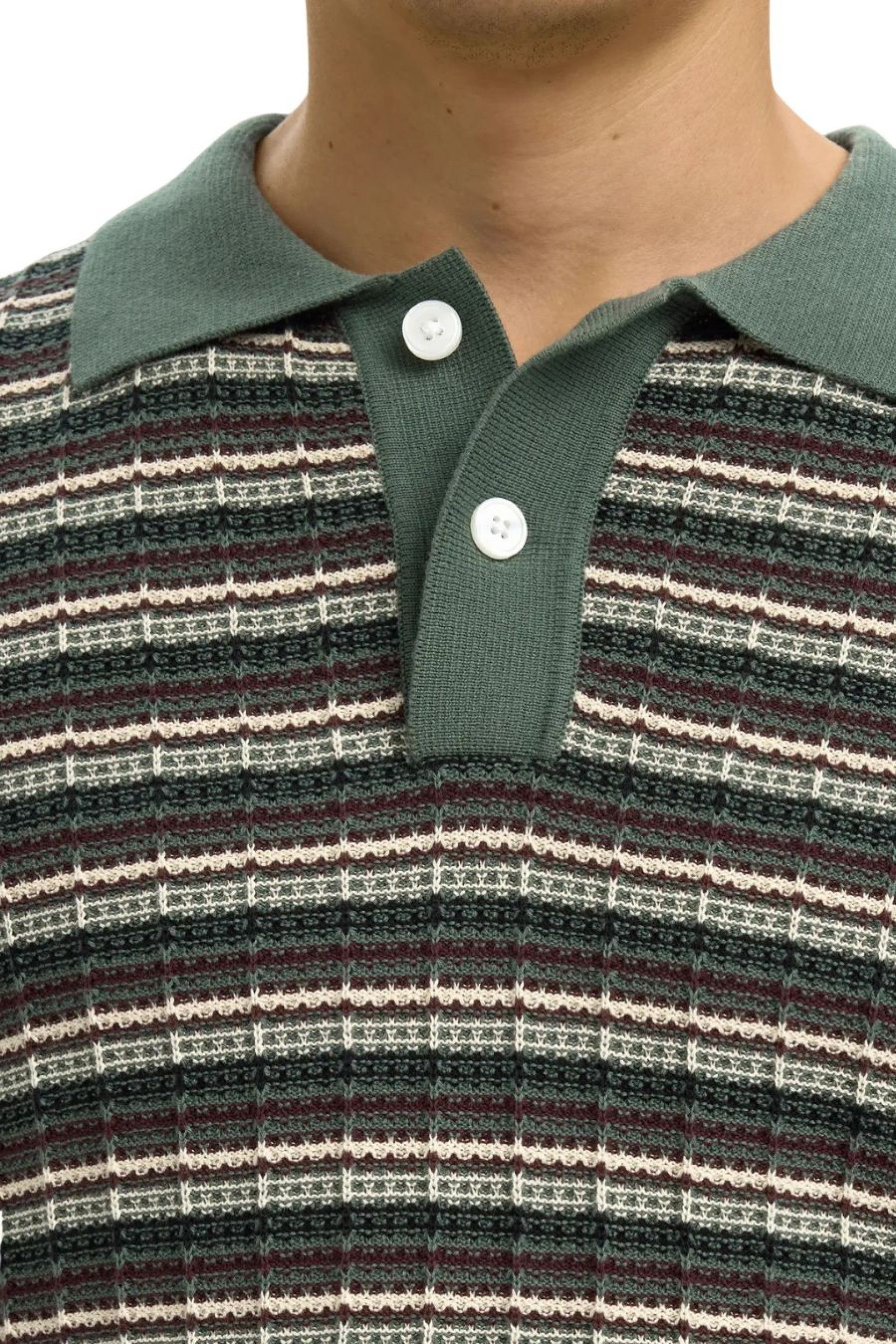Polo Malha Homem Dane Stripes Selected