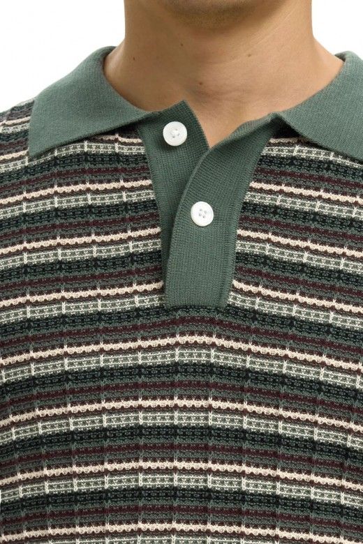 Polo Malha Homem Dane Stripes Selected Polo Malha Homem Dane Stripes Selected