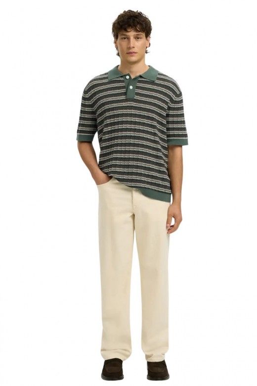 Polo Malha Homem Dane Stripes Selected Polo Malha Homem Dane Stripes Selected