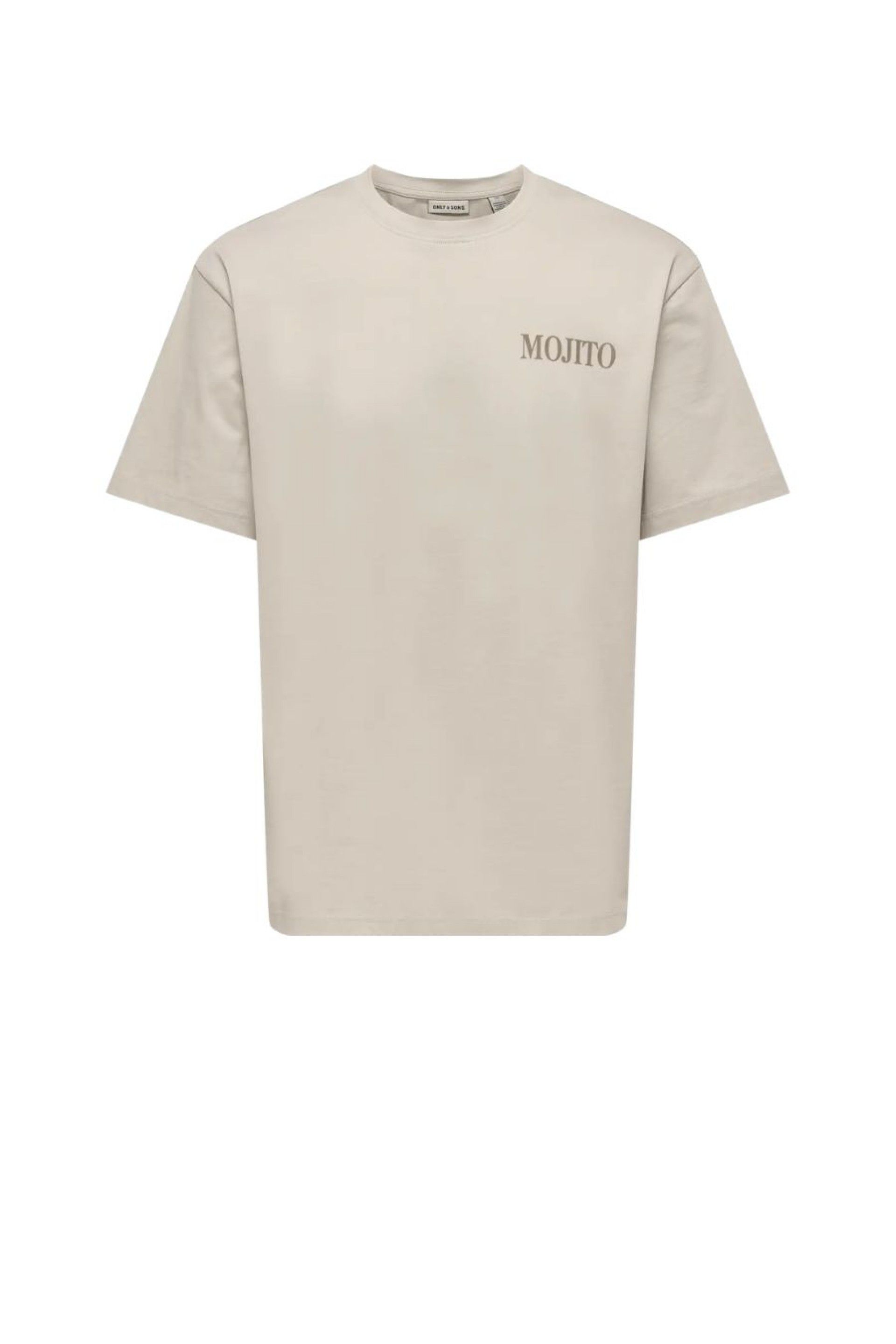 ONLY & SONS Fred T-Shirt Corte Relaxado Estampada Homem