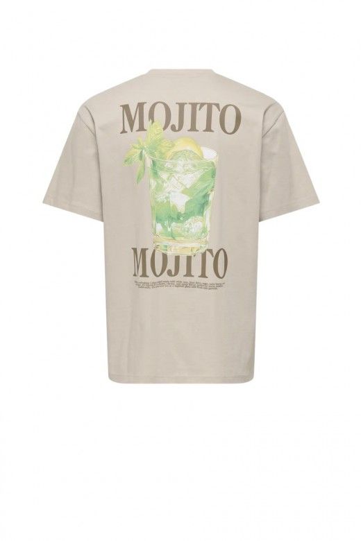 ONLY & SONS Fred T-Shirt Corte Relaxado Estampada Homem