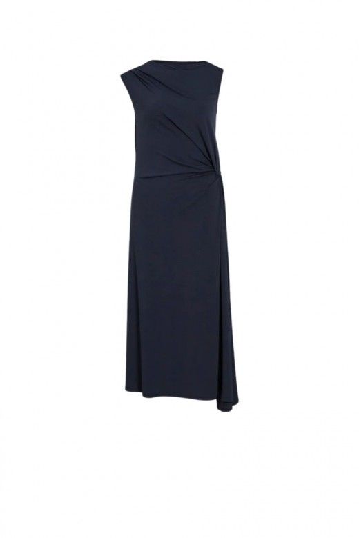 VILA Elise Vestido Midi Drapeado Mulher