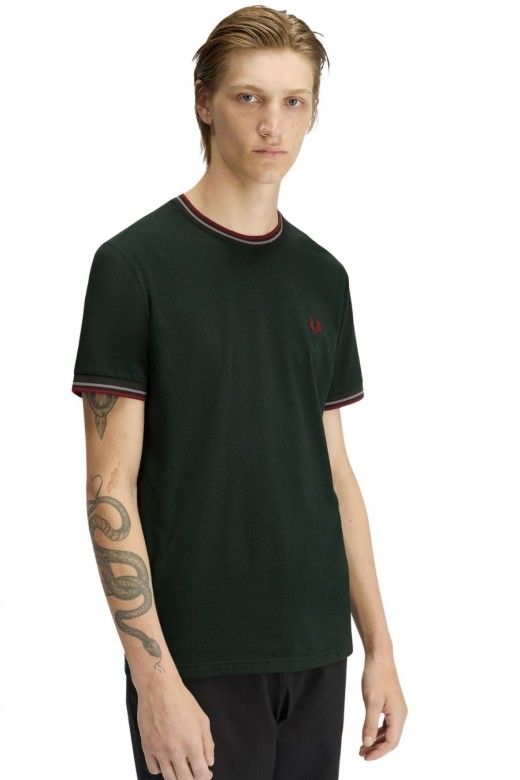 Fred Perry Twin Tipped T-Shirt Homem