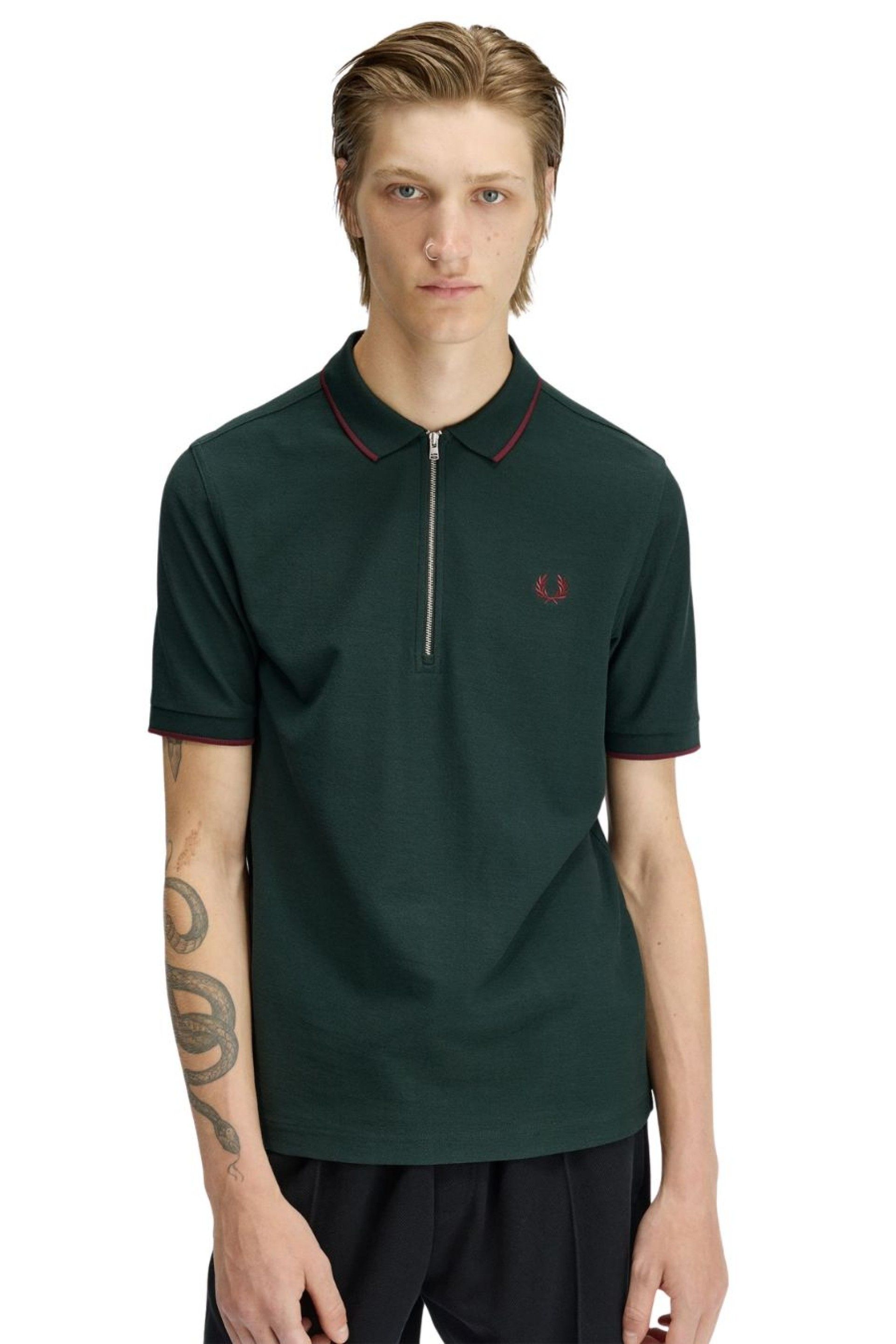 Polo FRED PERRY Zip M2383