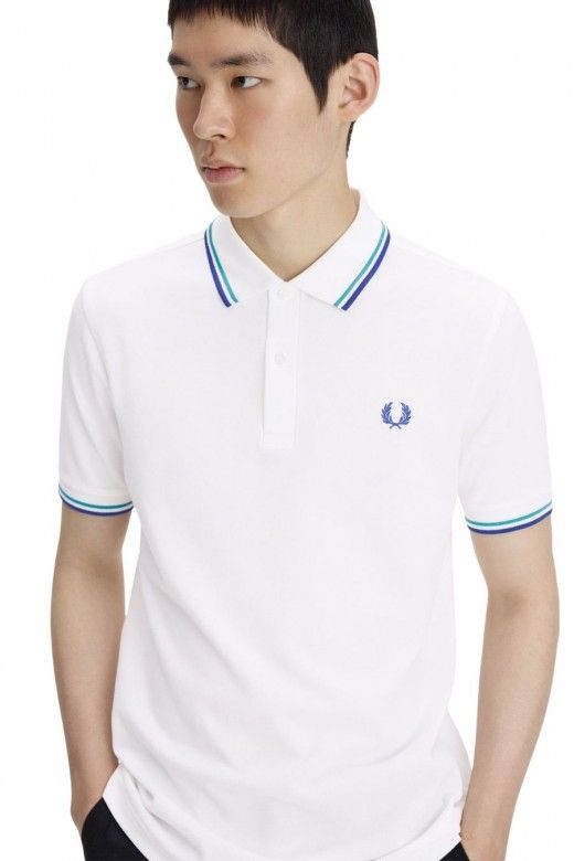 Polo FRED PERRY M3600 Riscas Gola Polo FRED PERRY M3600 Riscas Gola