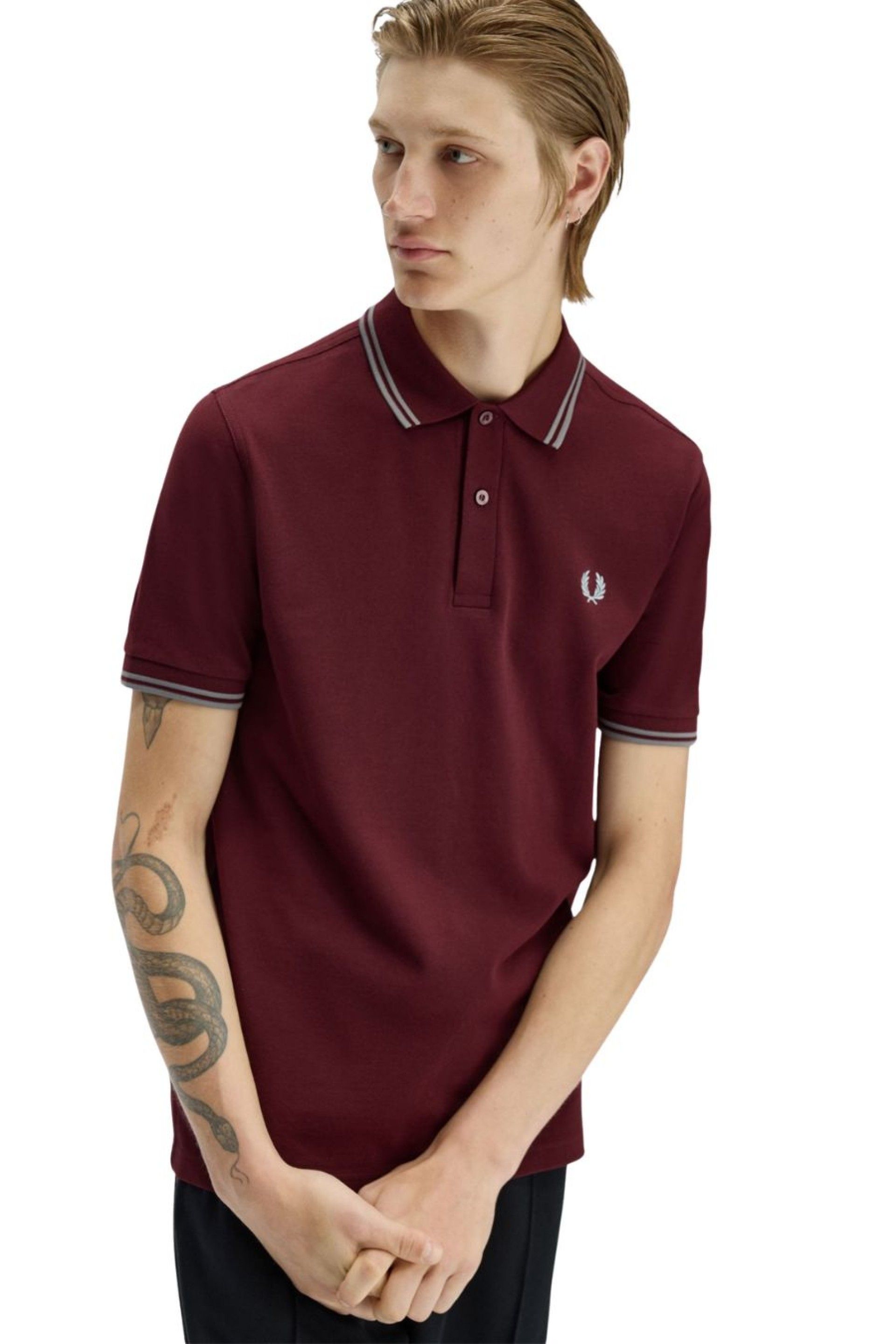 Polo FRED PERRY M3600 Riscas Gola