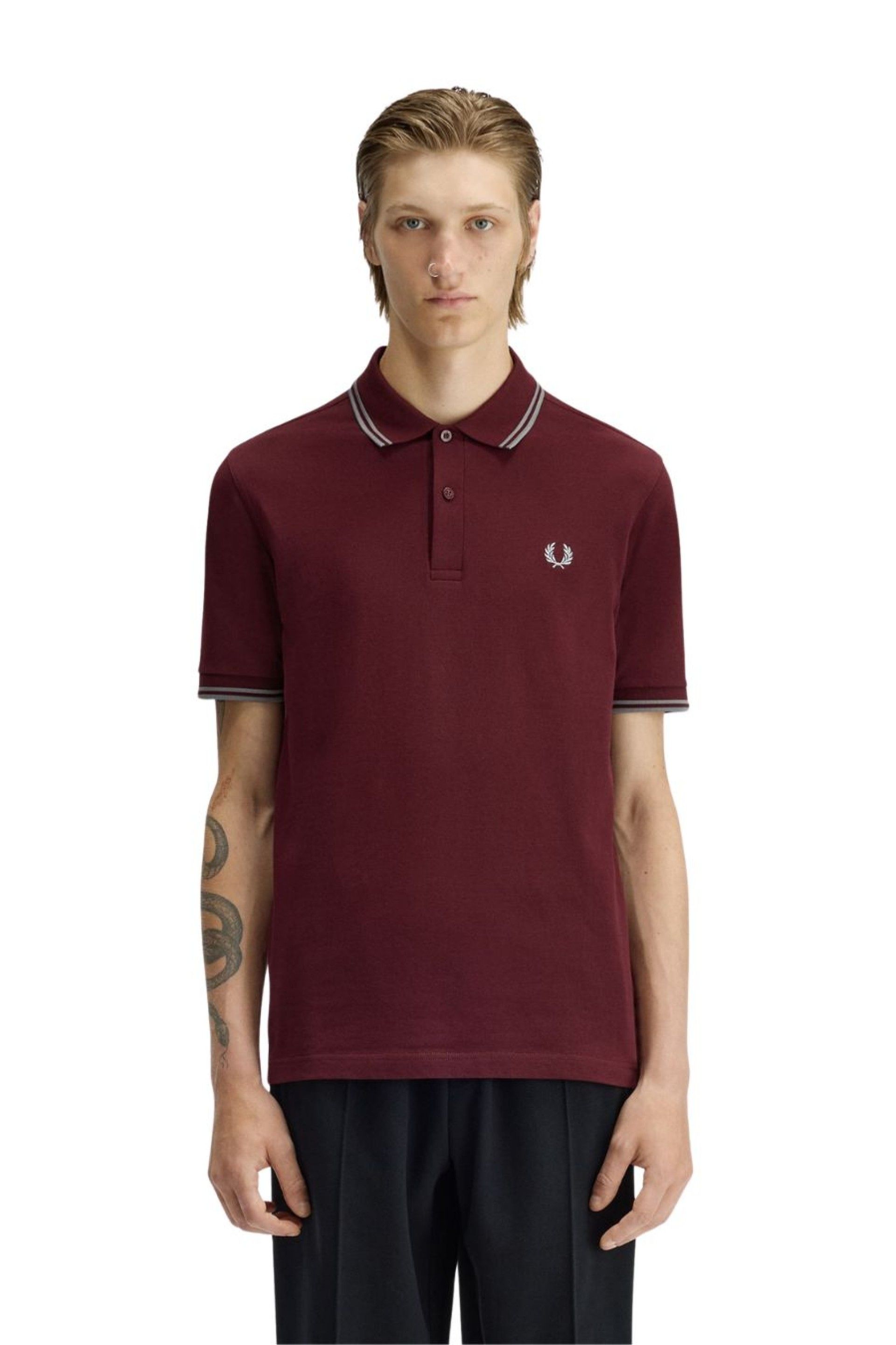 Polo FRED PERRY M3600 Riscas Gola