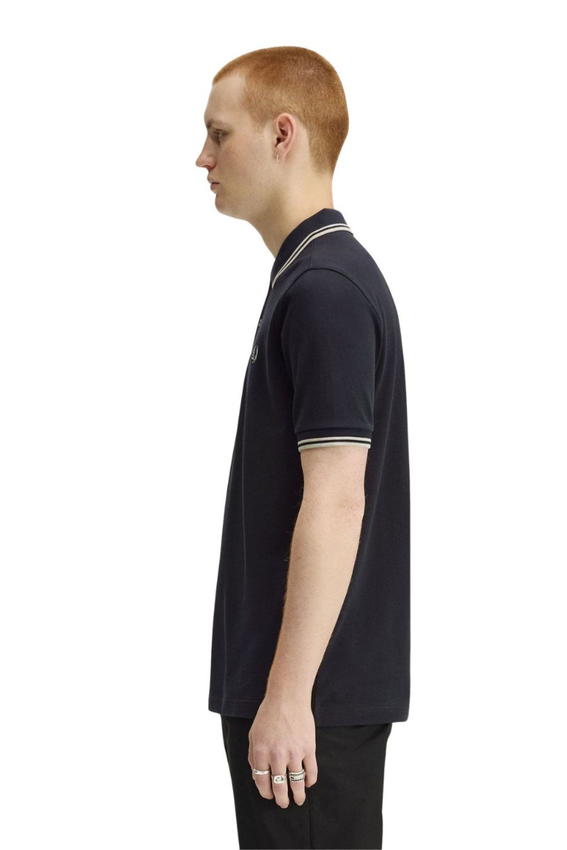 Polo FRED PERRY M3600 Riscas Gola