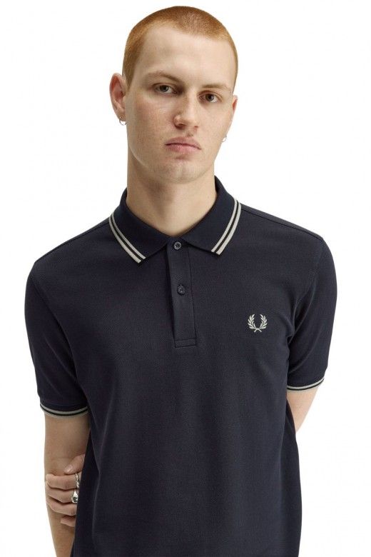 Polo FRED PERRY M3600 Riscas Gola Polo FRED PERRY M3600 Riscas Gola