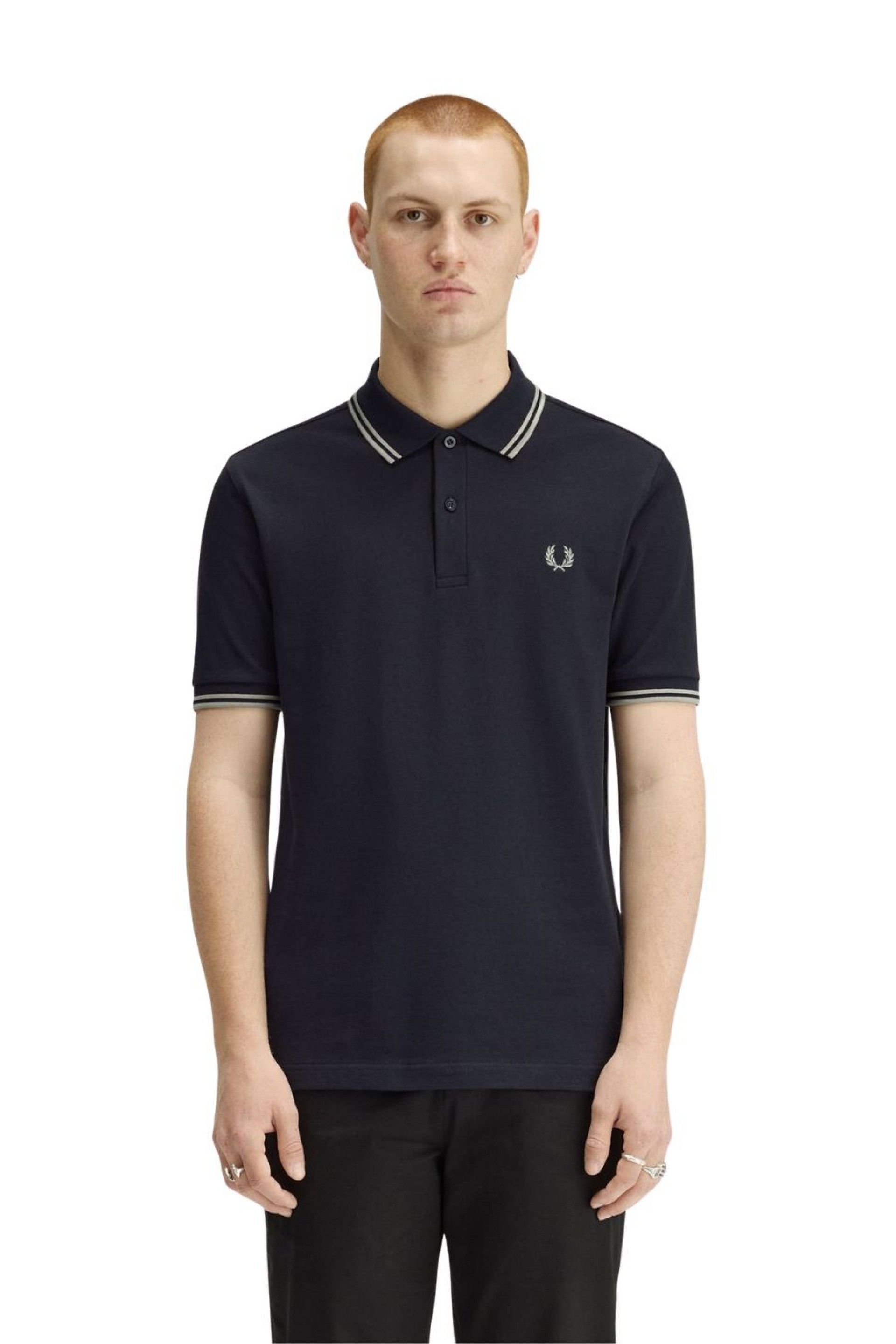 Polo FRED PERRY M3600 Riscas Gola