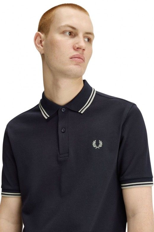 Polo FRED PERRY M3600 Riscas Gola Polo FRED PERRY M3600 Riscas Gola