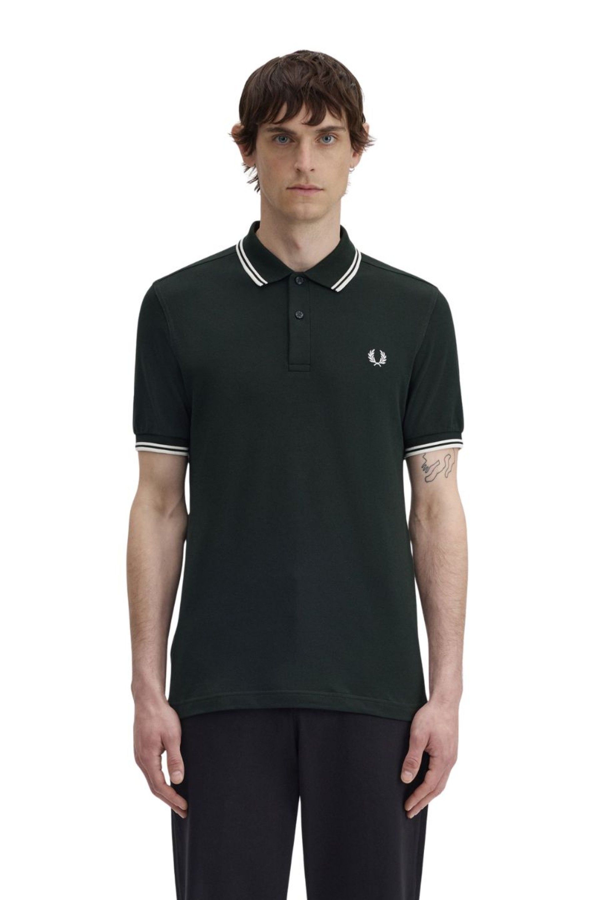 Polo FRED PERRY M3600 Riscas Gola