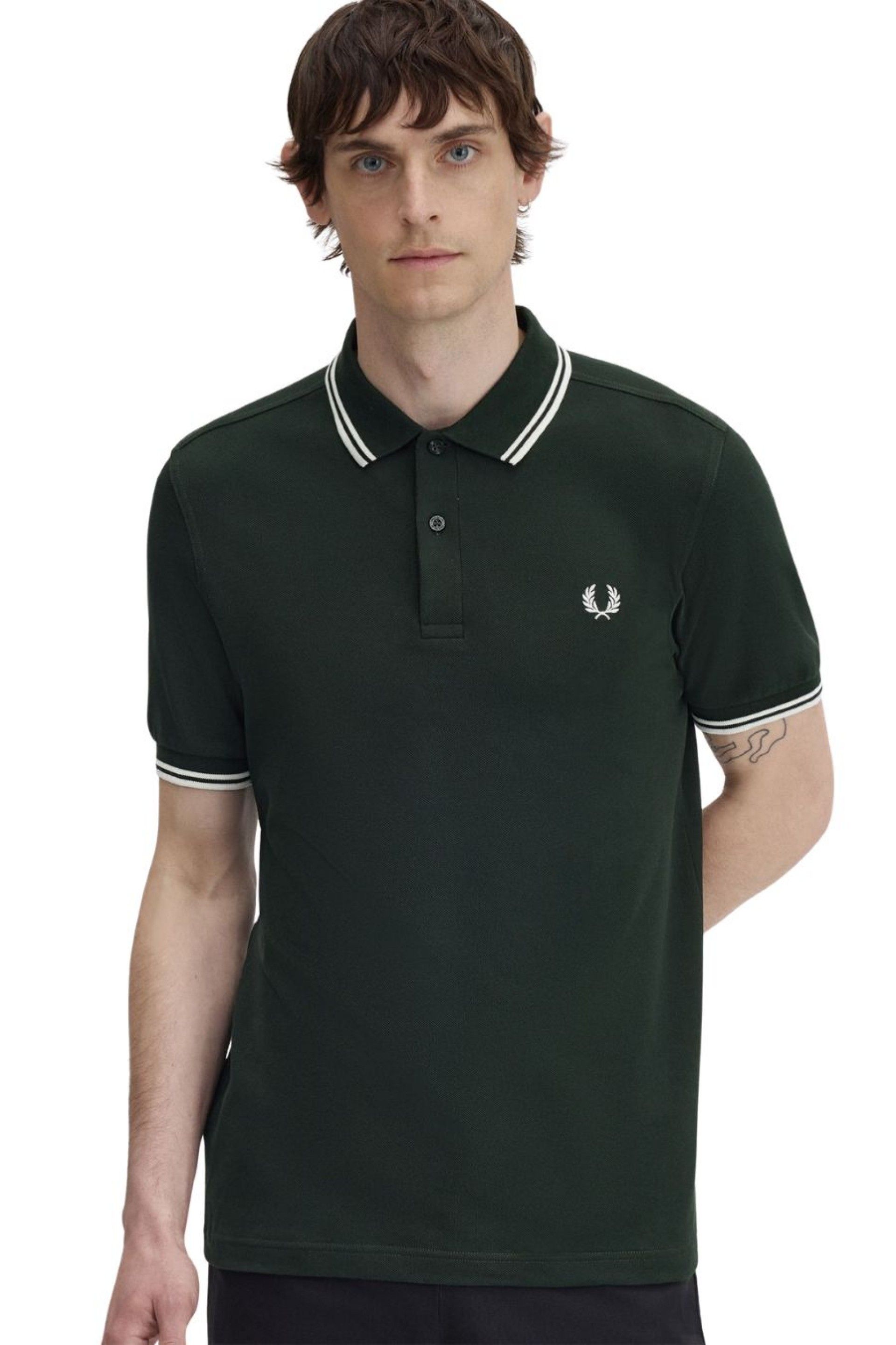 Polo FRED PERRY M3600 Riscas Gola