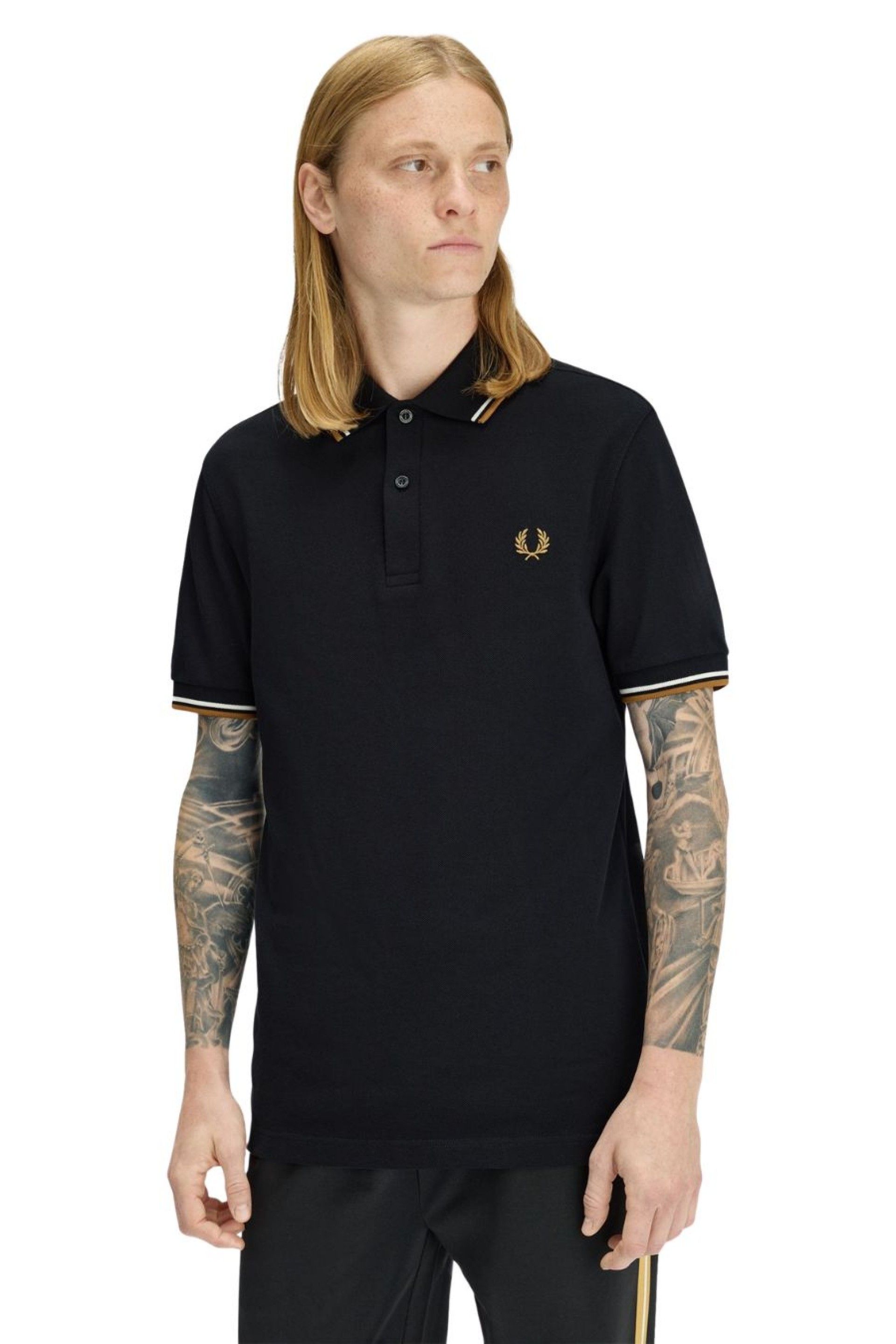 Polo FRED PERRY M3600 Riscas Gola