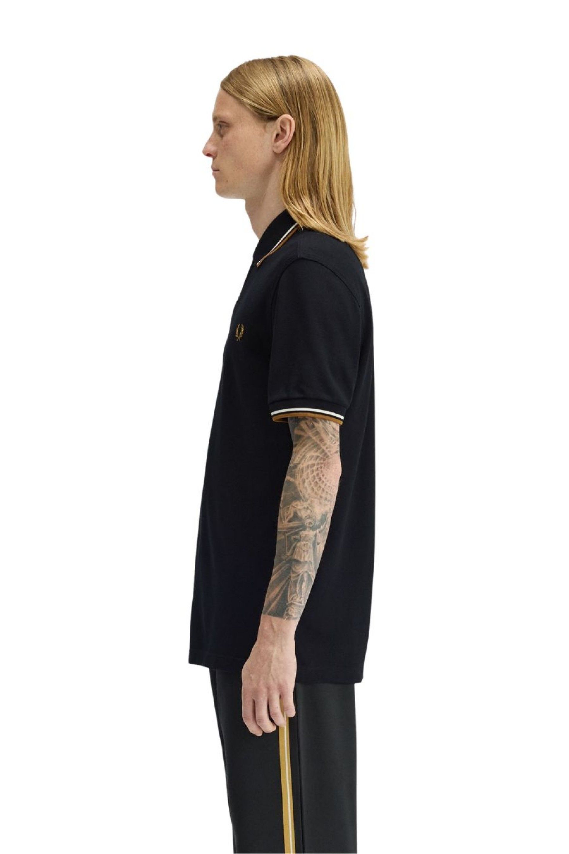 Polo FRED PERRY M3600 Riscas Gola