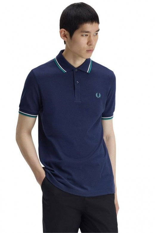 Polo FRED PERRY M3600 Riscas Gola Polo FRED PERRY M3600 Riscas Gola