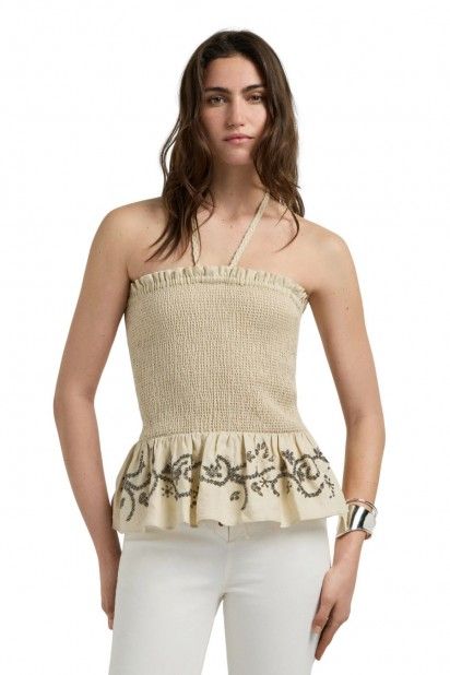 Top Pepe Jeans W11 Evertie Linen