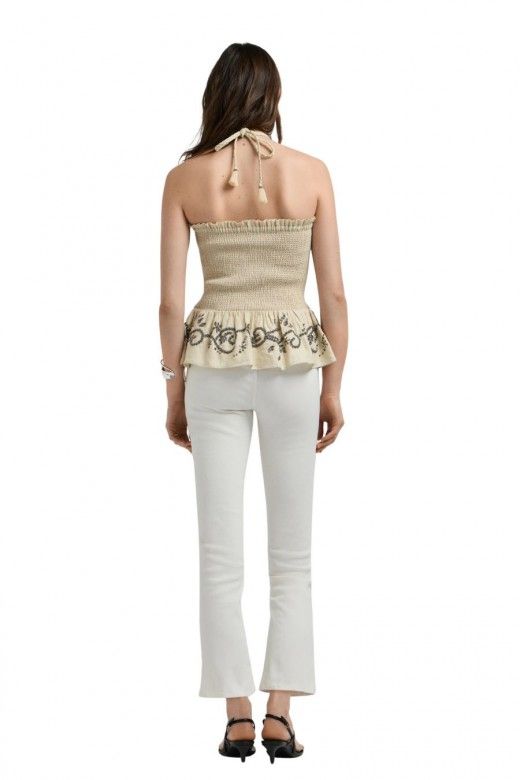 Top Pepe Jeans W11 Evertie Linen Top Pepe Jeans W11 Evertie Linen