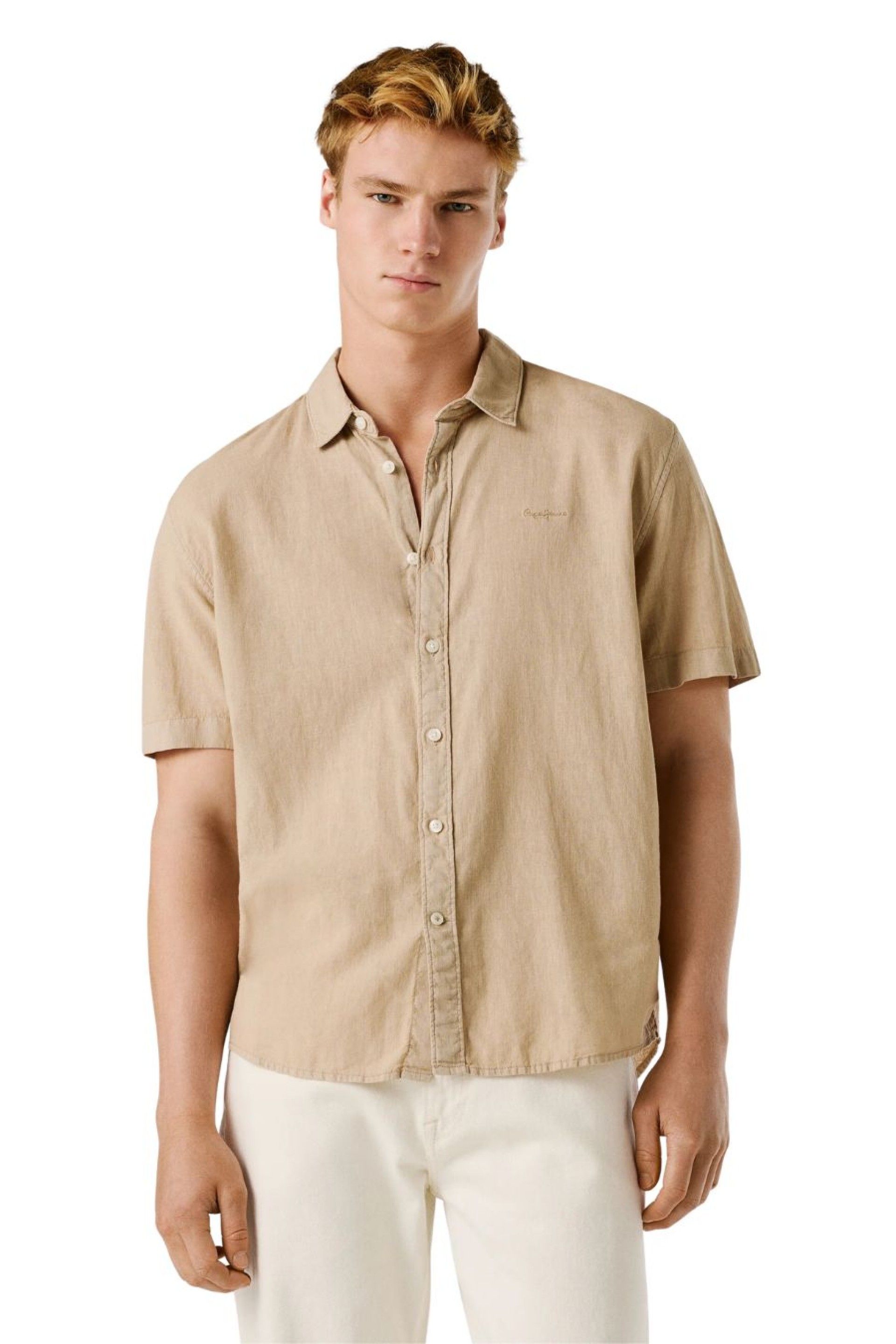 Camisa Pepe Jeans Percy manga curta Linen