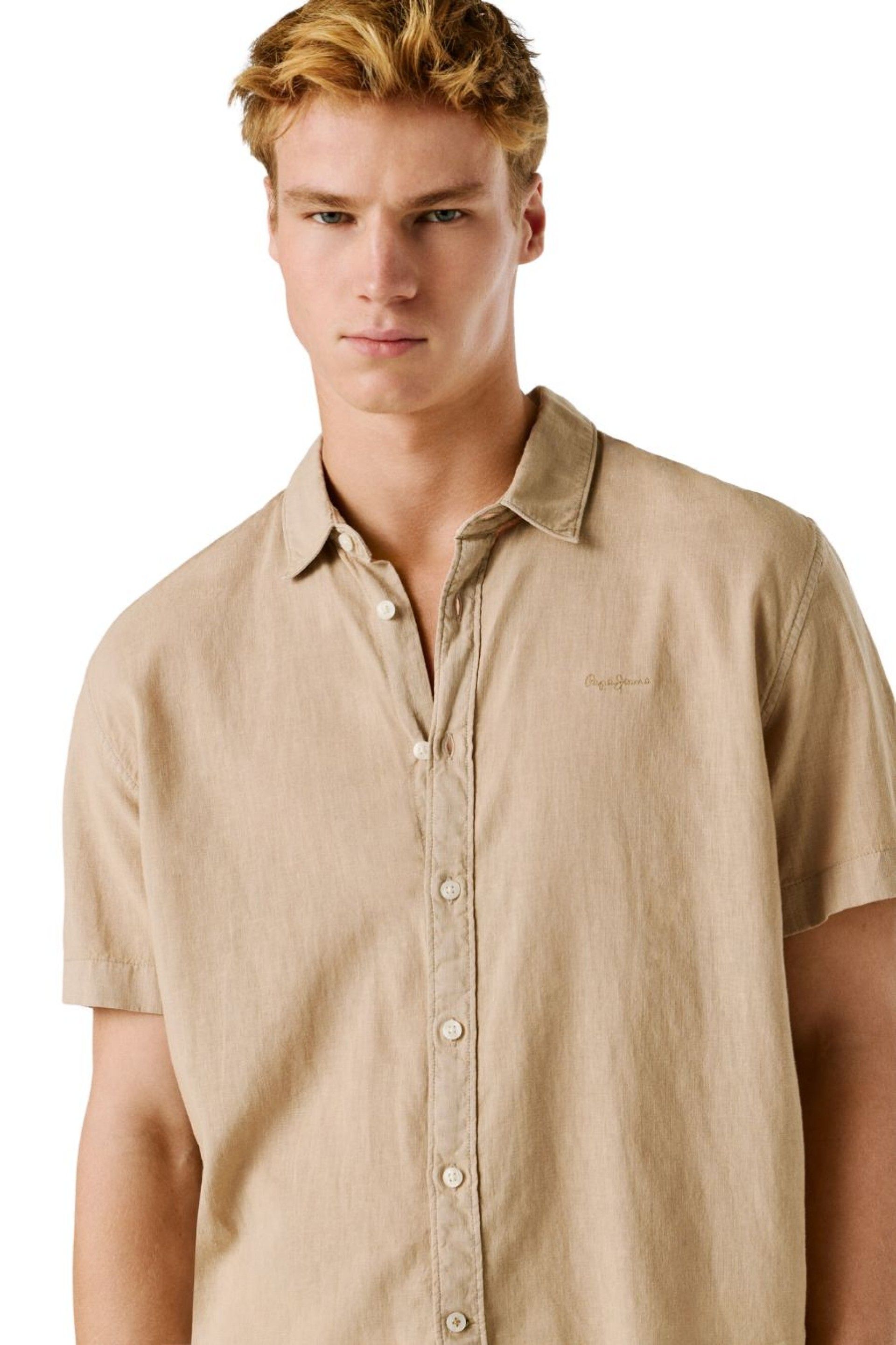 Camisa Pepe Jeans Percy manga curta Linen