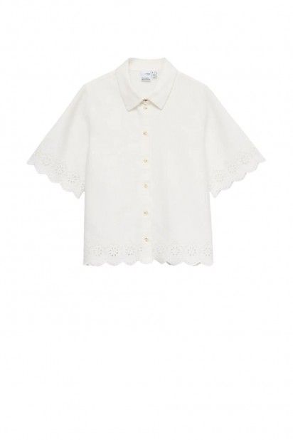 Camisa Mulher Alysa Bordado Denim Vero Moda Camisa Mulher Alysa Bordado Denim Vero Moda