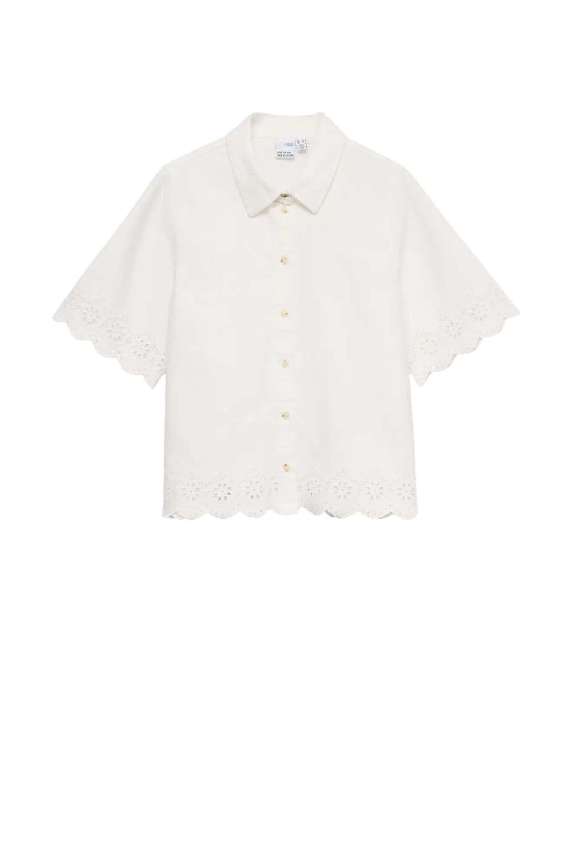 Camisa Mulher Alysa Bordado Denim Vero Moda
