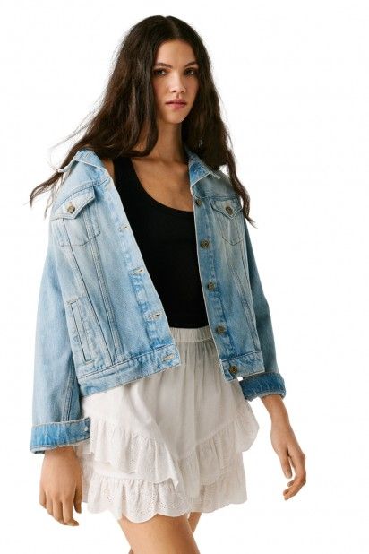 Pepe Jeans Camila Saia Cal��o Folhos Mulher