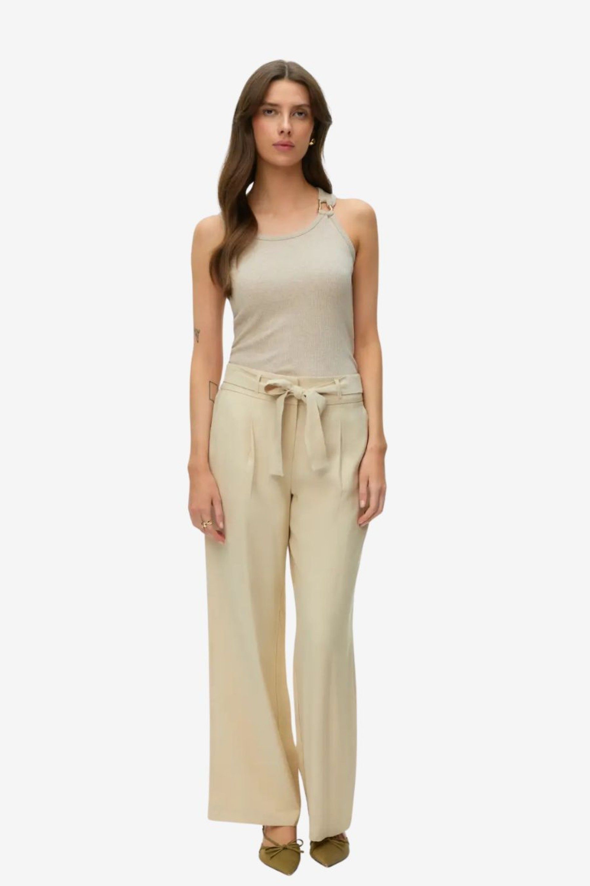 Calça Mulher Katelyn HW Belt Vero Moda