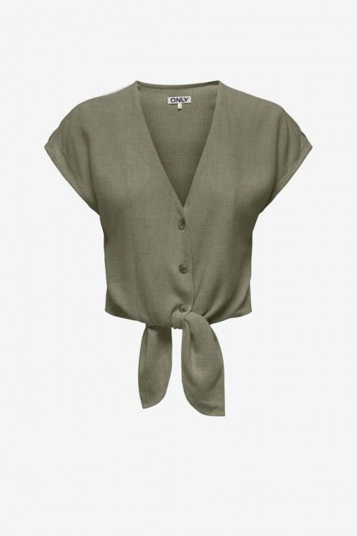 Top Blusa Siesta SS Knot Lin Only Top Blusa Siesta SS Knot Lin Only