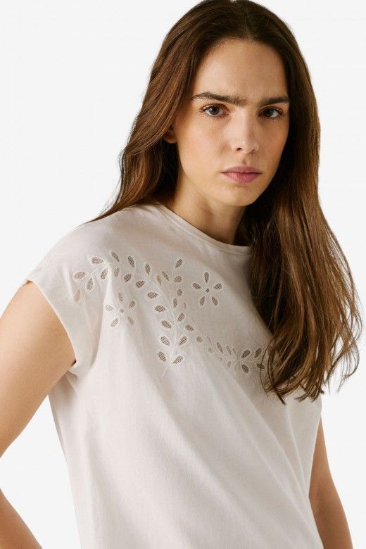 T-Shirt Mulher Pepe Jeans Mina T-Shirt Mulher Pepe Jeans Mina