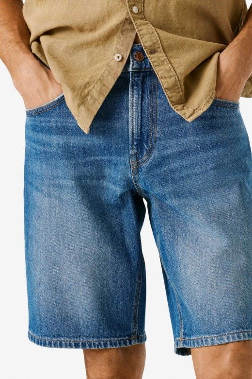 Calção Jeans Homem Tapered Pepe Jeans Calção Jeans Homem Tapered Pepe Jeans