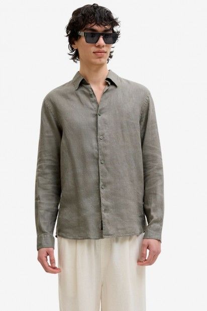 Camisa Blalawrence Linen Jack Jones Premium
