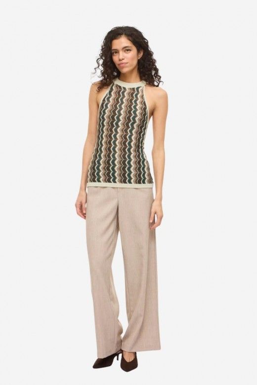 Top Vila Ember Halterneck S/L Malha