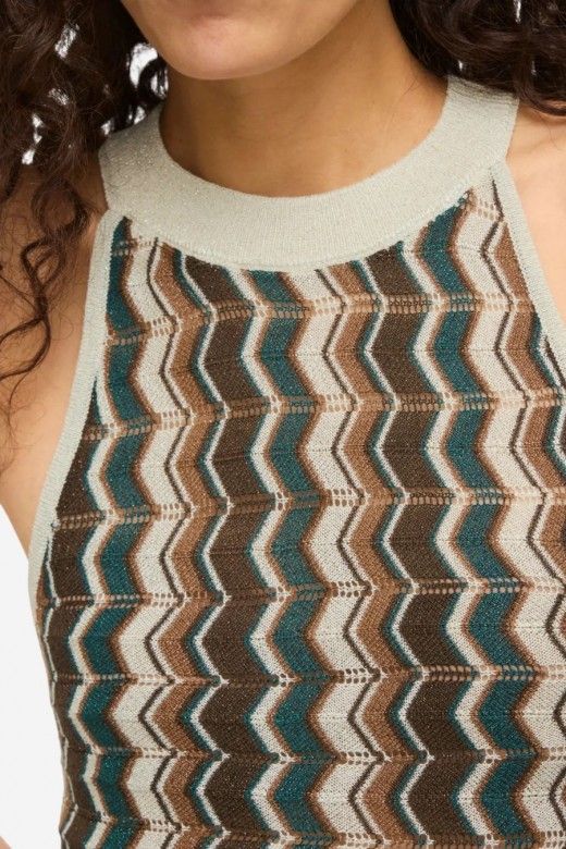 Top Vila Ember Halterneck S/L Malha